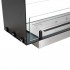 Foco Two 1000 Slim - Slim built-in tunnel bioethanol fireplace