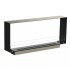 Foco Two 1200 Slim – modern built-in tunnel bioethanol fireplace with tempered glass panels