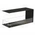 Foco Room Divider 1000 bioethanol fireplace with three-sided flame view.
