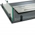 Foco Room Divider 1000 bioethanol fireplace with three-sided flame view.