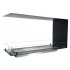 Foco Room Divider 1000 bioethanol fireplace with three-sided flame view.