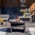 Kotka industrial Dark Firepit - 80 cm
