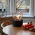 Tabletop Bioethanol Fireplace in black