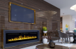 Merseyside Black Electric Fireplace