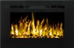 Merseyside Black Electric Fireplace