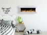 Norfolk Electric Fireplace for Wall in White