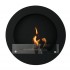 Black Bioethanol Fireplace for the Wall