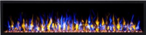 Premier Slim Electric Wall Fireplace - Black