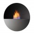 Safretti Prometheus RG - Black bio fireplace for wall mounting