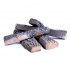 5 Decorative, ceramic wooden logs