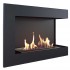 Corner bio fireplace 70 cm