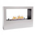 ScandiFlames Lansing L - White Bioethanol Fireplace
