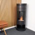 Washington - Black bioethanol wood-burning stove