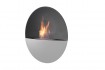 Safretti Prometheus RG - Black bio fireplace for wall mounting