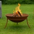 Tulsa corten steel firepit