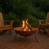 Tulsa corten steel firepit