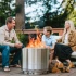 Bonfire + Stand 2.0 Smokeless Firepit of Stainless Steel for outdoor use