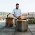 Bonfire + Stand 2.0 Smokeless Firepit of Stainless Steel for outdoor use