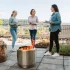 Bonfire + Stand 2.0 Smokeless Firepit of Stainless Steel for outdoor use
