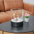 Southwark Black - Round tabletop Bioethanol fireplace