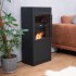 Jackson Ethanol stove in square design