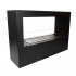 ScandiFlames Lansing L - Black Bioethanol Fireplace