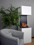Beethoven Glow Fire Hybrid Fireplace