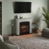  Helmi Beige Electric Fireplace