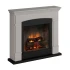Helmi Beige Electric Fireplace