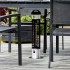 Silver under table patio heater