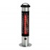 Silver under table patio heater