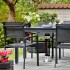 Silver under table patio heater