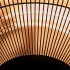 Hanging patio heater with lampshade