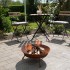 Tulsa corten steel firepit