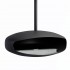 Hein & Haugaard UFO-80 ceiling-mounted bioethanol fireplace in a black finish