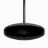 Hein & Haugaard UFO-80 ceiling-mounted bioethanol fireplace in a black finish