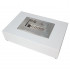 Small London table bio fire in white 