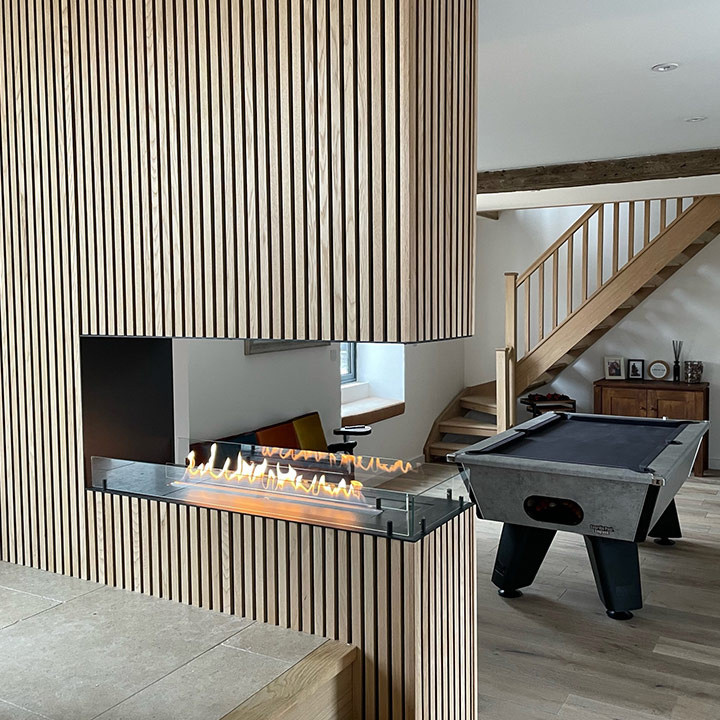 Built-in Bioethanol Fireplaces
